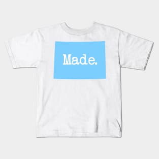 Colorado Made CO Blue Kids T-Shirt